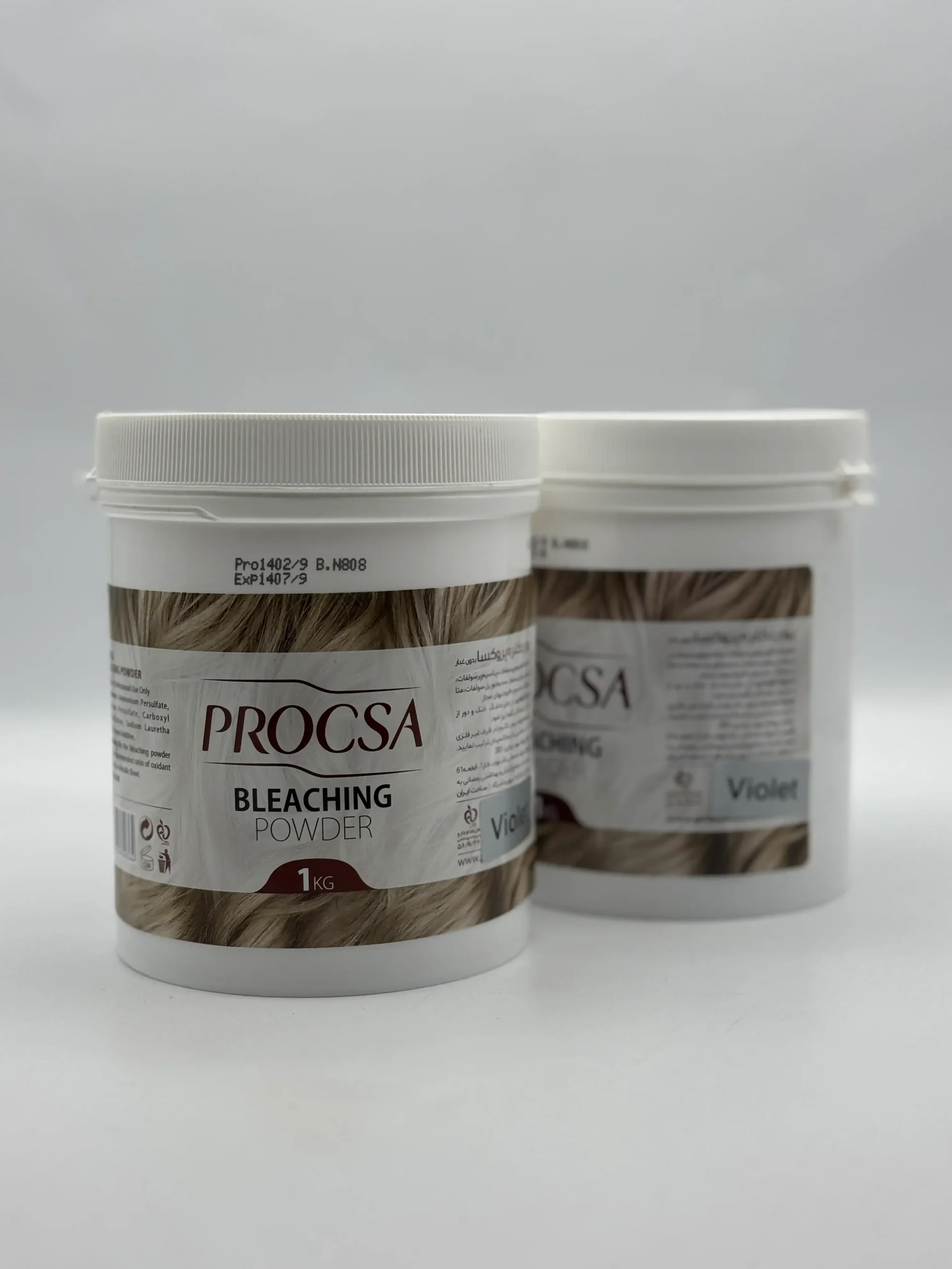 پودر دکلره بنفش پروکسا هیرشاپ ایران1