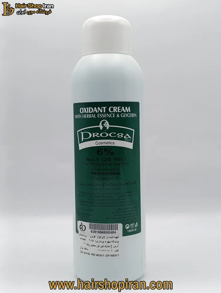 اکسیدان-6-درصد-یک-لیتری-گیاهی-پروکسا-هیرشاپ-ایران