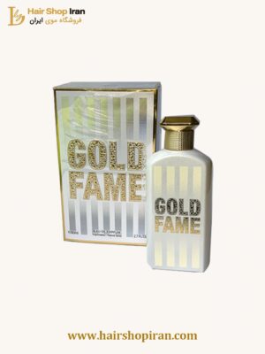 ادکلن گلد فیم نقره ای فرگرانس ورد زنانه ۸۰ میل gold fame