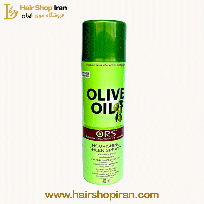 اسپری براق کننده و حالت دهنده مو شاین الیو Olive oil