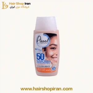 ضدآفتاب-تیوپی-پوست-خشک-رنگ-بژطلایی-پیکسل